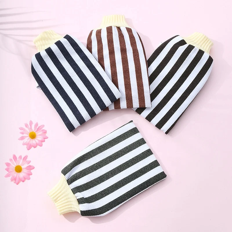 

New Arrival Factory Customized Scrubber Bath Skin Cleaning Exfoliating Shower Body Washing Mitt Pads
