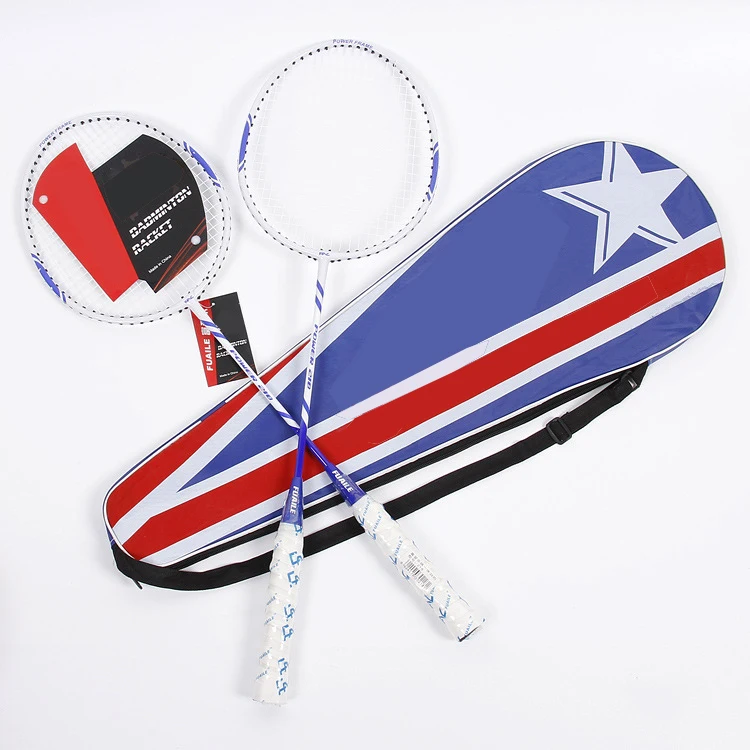 

Cheap Wholesale Aluminum Alloy Sports Competition Professional Badminton Racket Set