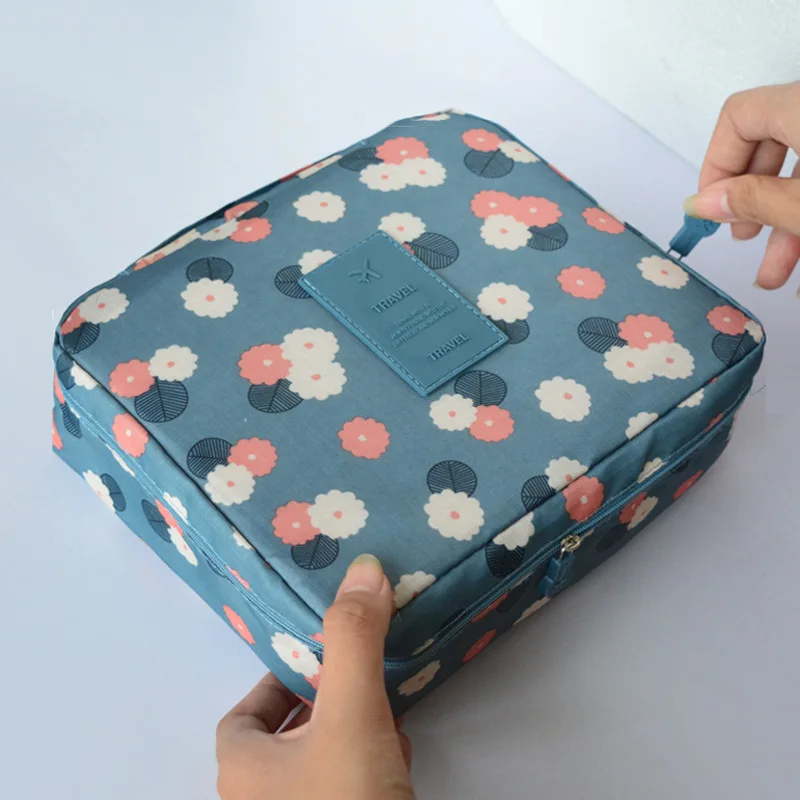 

2021 New Makeup Bag Multifunctional Waterproof Travel Storage Portable Double-layer Ladies Travel Bag Men Travel Wash Bag, Picture