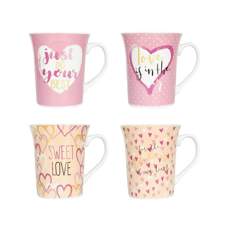 

rslee design ceramic coffee cup with saucer sublimation ceramic mug mugs sublimation