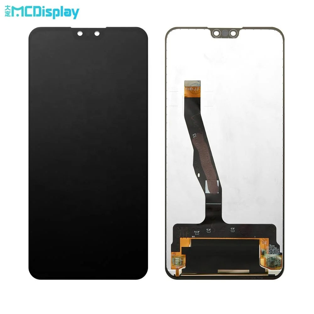

replacement high quality mobile phone lcd touch screen for huawei y9 2019 lcd digitizer, Black