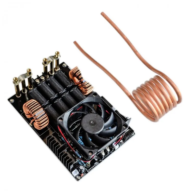 

1000W 50A ZVS Induction Heating Machine Module DC12V-40V High Frequency with Fan