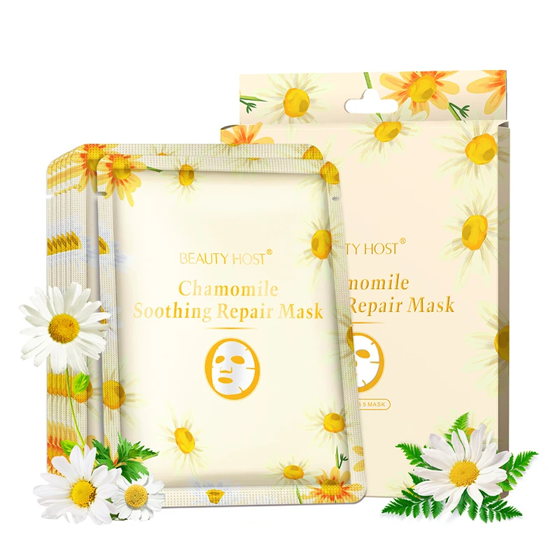 

Cheap Price Skin Care Facial Mask Chamomile Flower Face Sheet Mask