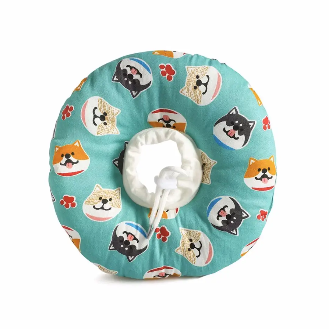 

Pet Products Pet Elizabethan Collar Prevent Licking and Biting Pet Collar Cat Headgear Sandy Shiba Inu Pattern