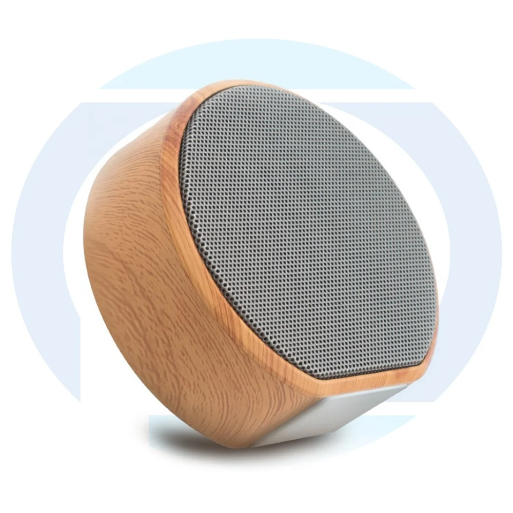 

New TWS A60 Wood Subwoofer Loudspeaker,Mini Portable Wireless A60 Speakers for Gifts