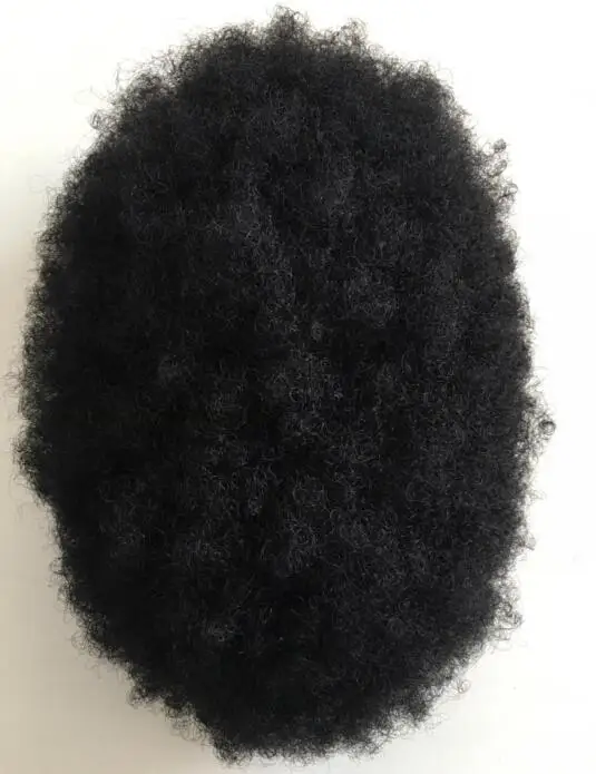 

Transparent Lace Man Weave Afro Toupee Human Hair for Black Men