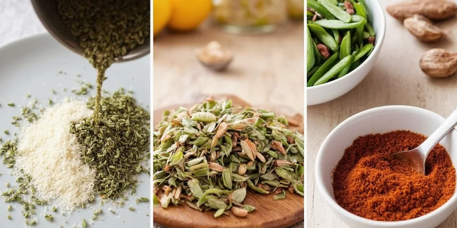 Flavor pairing wheel for common herbs