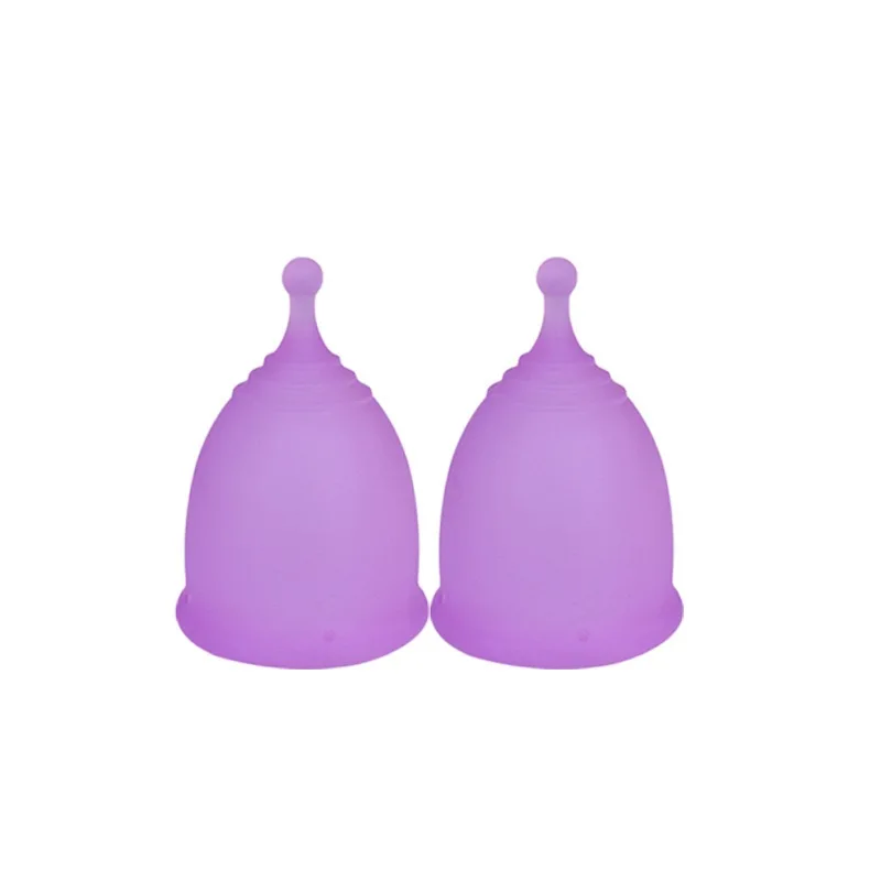 

Reusable solid clear colorful box free set silicone menstrual cup