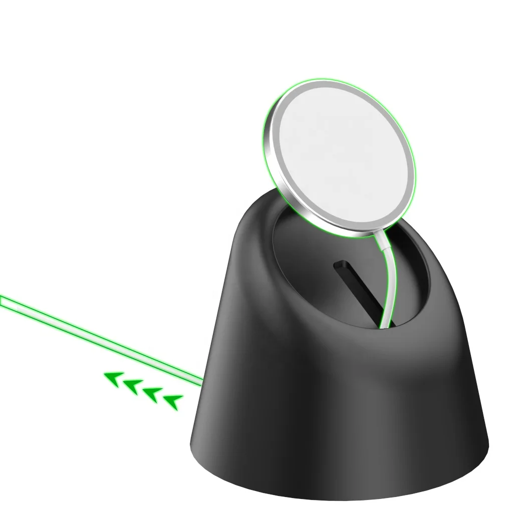 

MS1 Premium Silicone Stand For Magsafe Charger For iPhone 12 Models Desktop Holder Silicone Mount For Wireless Charging