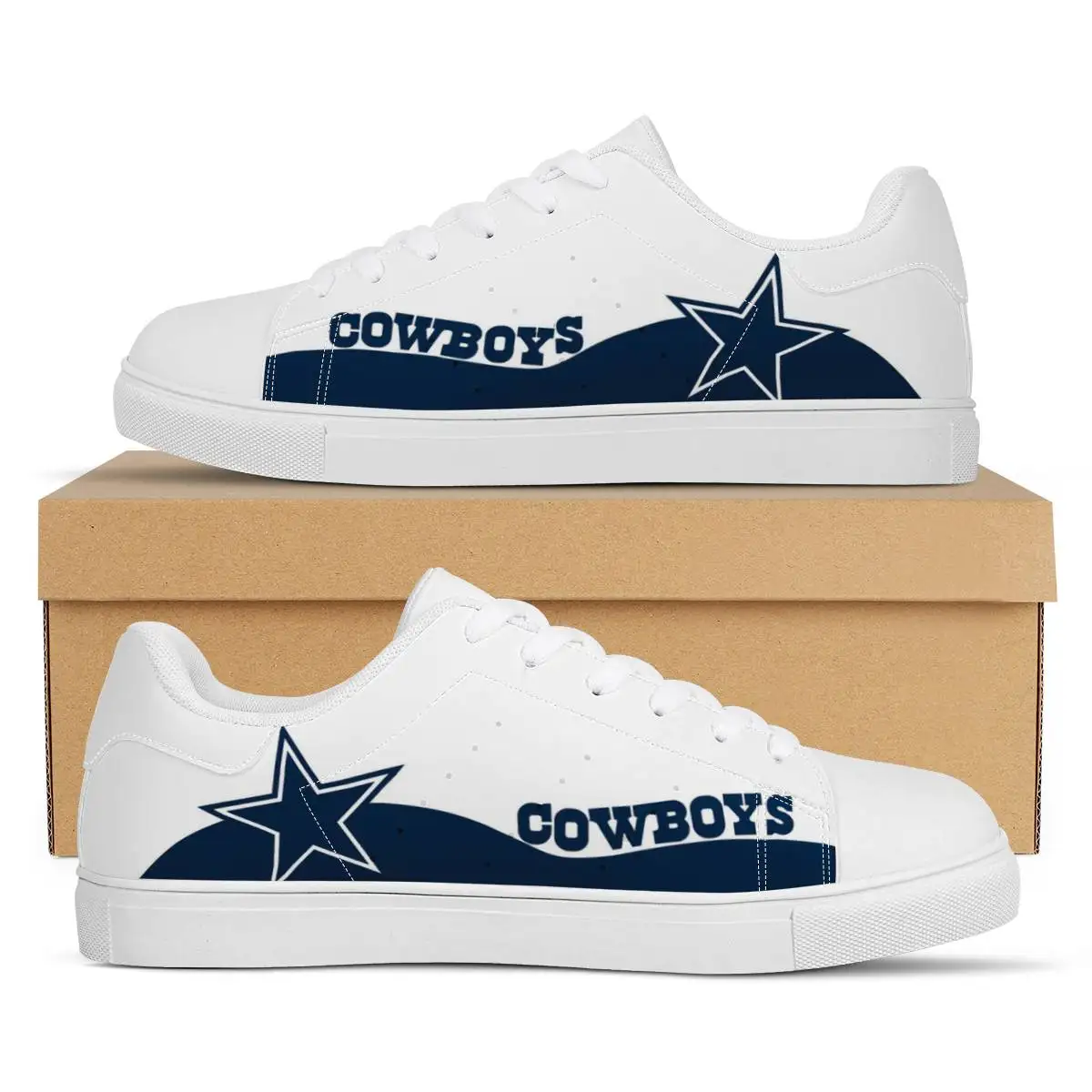 

2021 Super Bowl Wholesale Drop Shipping Shoes Casual Custom Soccer fans sneakers Team Logos designer male shoes Team Cowboys