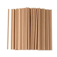 

FDA LFGB Certified 100 200 300 Pack Craft Brown Kraft Paper Cardboard Straws