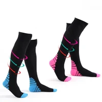 

Custom Athletic Fit Football Medical Running Compression Sports Socks For Flight Travel