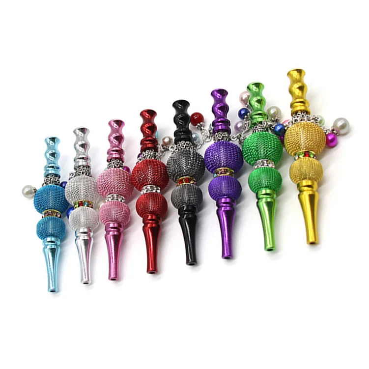 

New Arrival Blunt Holder Metal Aluminum Hookah Mouth Tips Hookah Shisha Mouthpiece