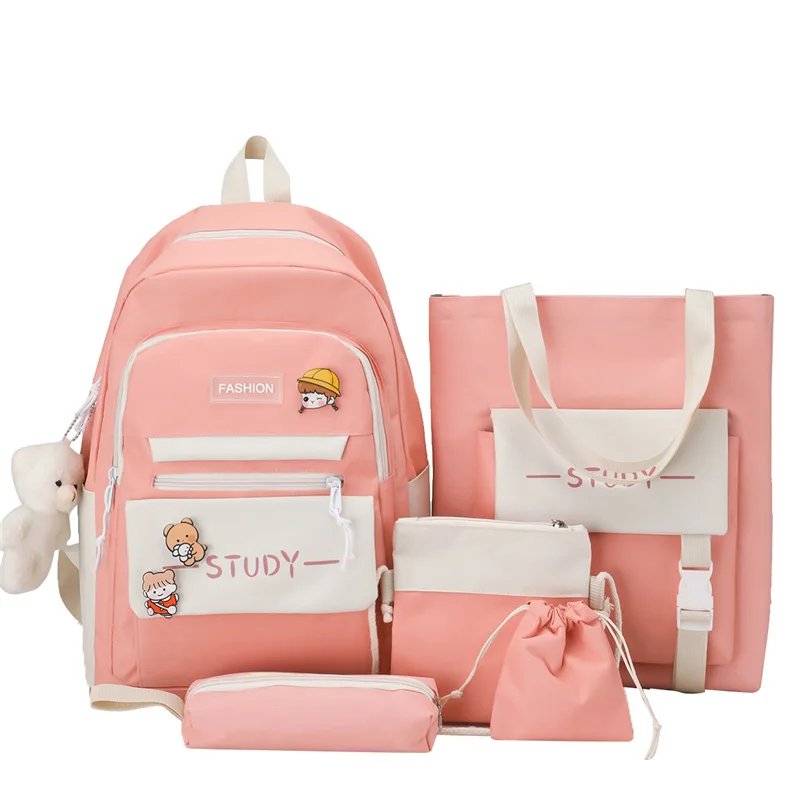 

Wholesale Top Sell Fashion Kid School Bags Set Backpacks 4 Pieces Girls Backpack Set For Kids, Multi color