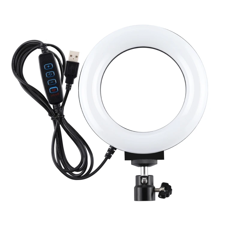 

Dropshipping Ring Light PULUZ 4.7 inch 12cm USB 3 Modes Dimmable LED Ring Selfie Beauty Vlogging Photography Video Lights