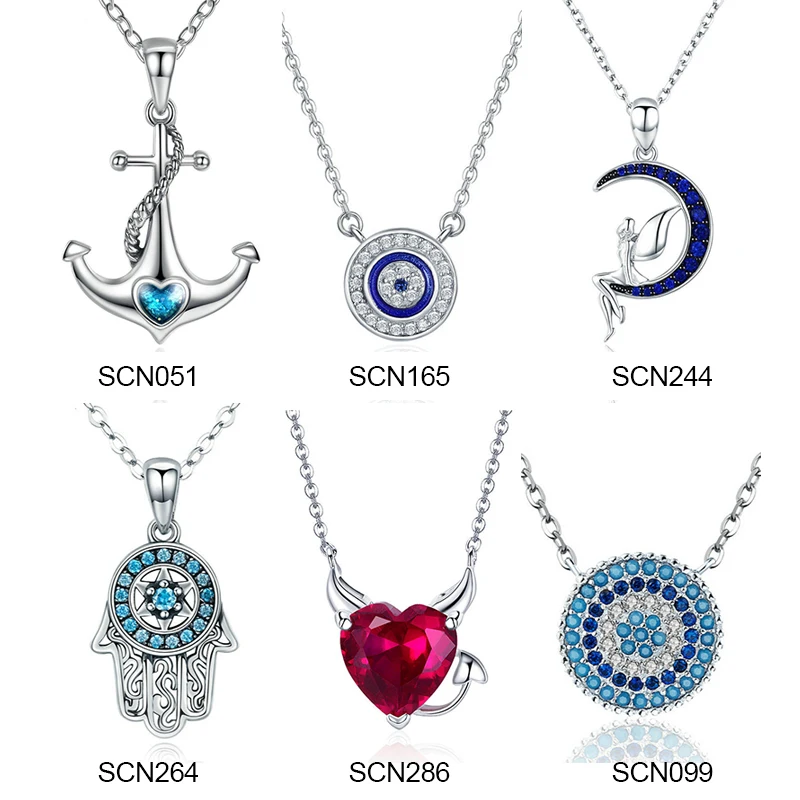 new arrival high quality china 925 sterling silver women's necklace jewellery