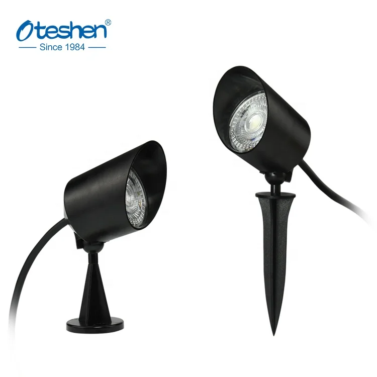 Good price landscape spotlight 5W 7W cob led garden light led spike 12V rgb IP65 outdoor lamp