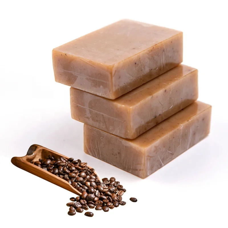 

Organic Pure Coffee Body Bath Soap Bar Handmade Natural Deep Cleansing Exfoliating Black Coffee Scrub Soap