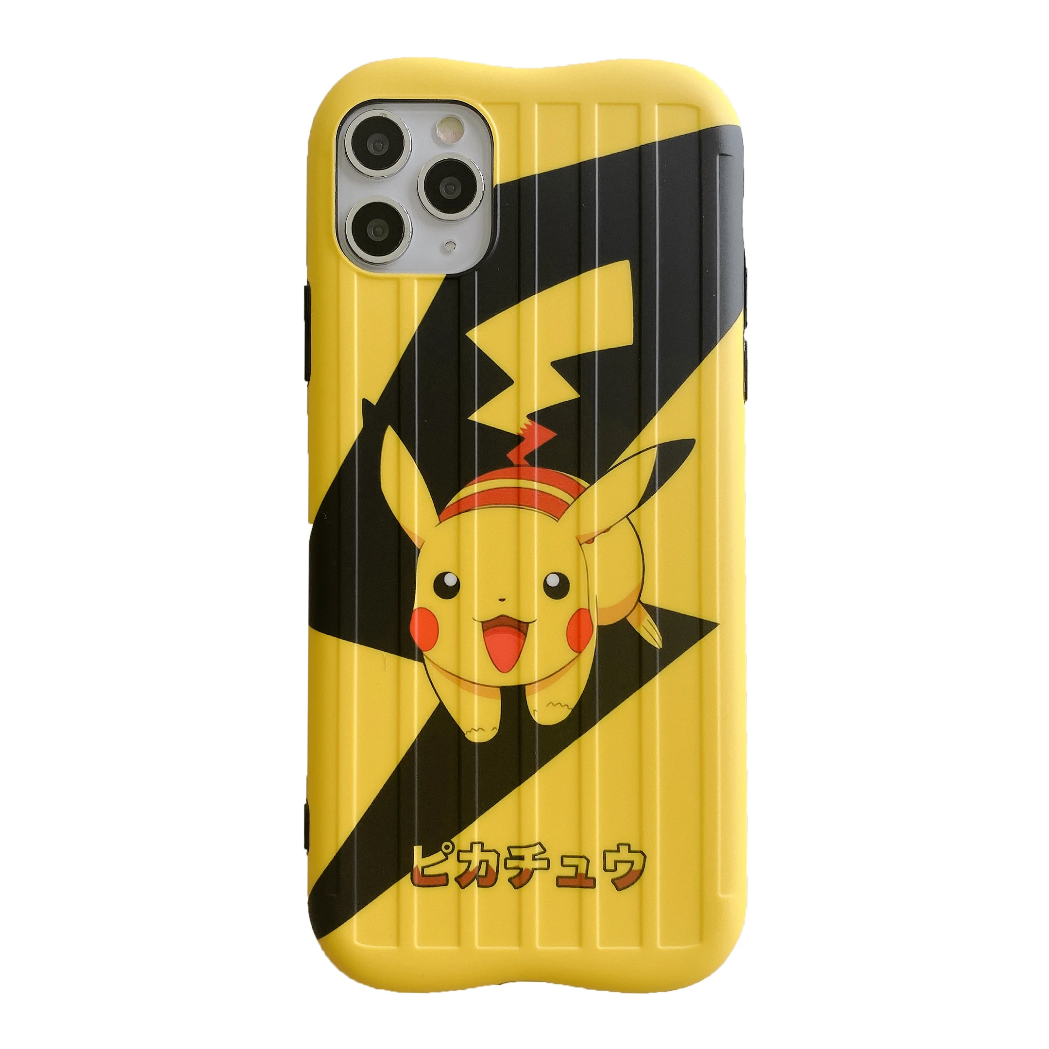 

New Design Cartoon Pokemon Pikachu Phone Case High Quality Shockproof Luxury Phone Case Cover, Yellow