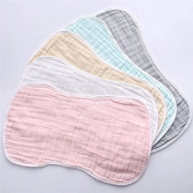 

Amazon Hot Sell Custom Color Baby Burp Cloths 100% Cotton Soft Baby Bibs And Newborn Baby Muslin Burp Cloths, Custom colors
