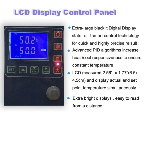 
5L,-20 degree LCD Digital portable cooling water bath circulating chiller 