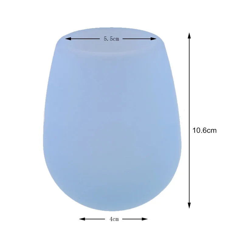 Unbreakable Rubber Wine Glasses Dishwasher Safe Shatterproof Camouflage