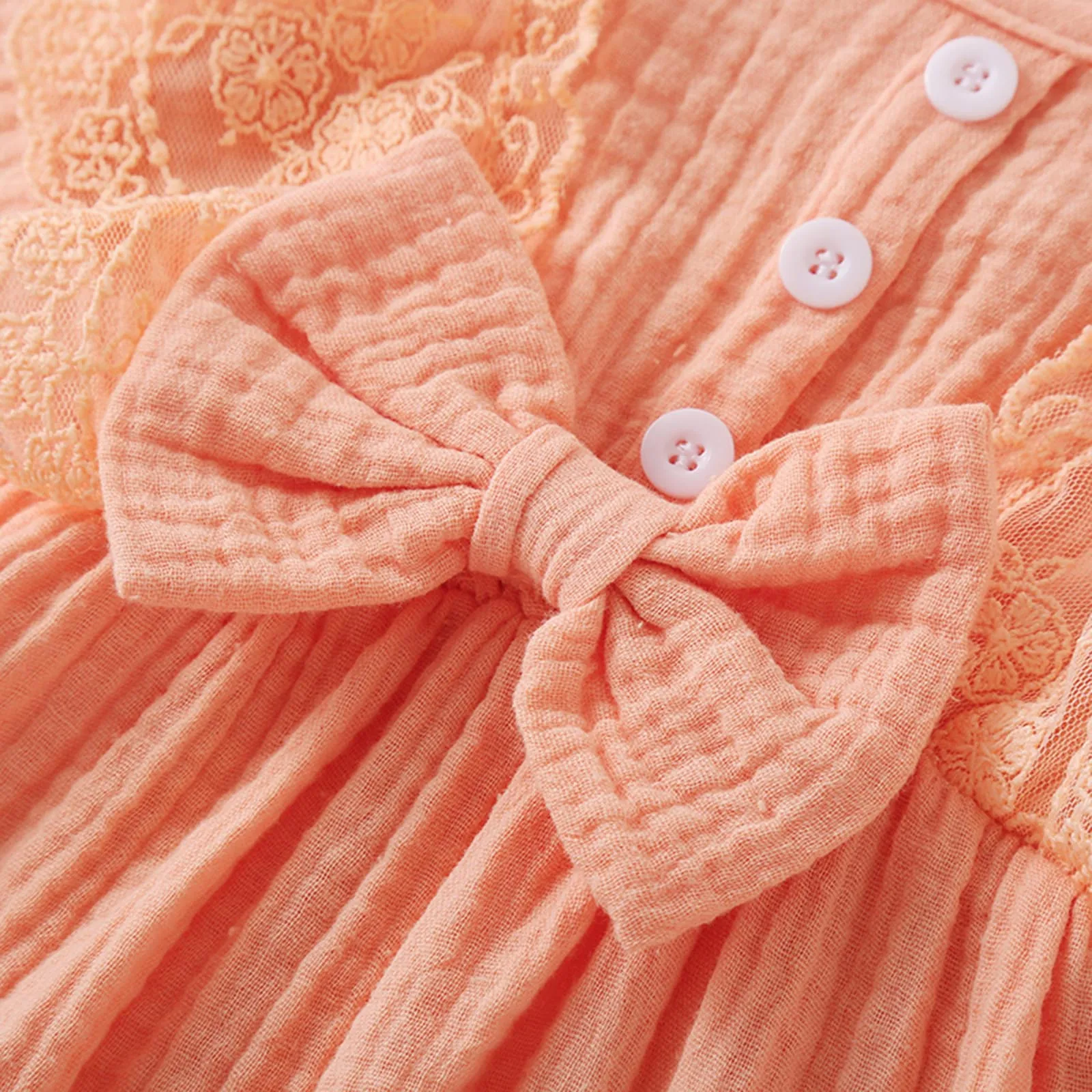 新生女婴可爱的连体衣长袖蹒跚学步的孩子连体衣女孩服装纯棉时尚服装