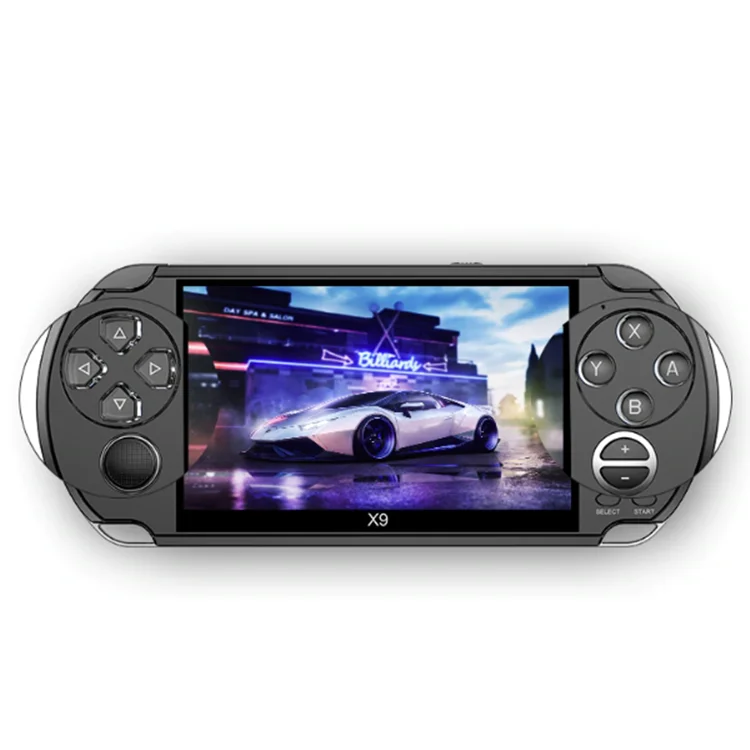 

Amazon Hot Sale 5.1 inch 8GB X9s handheld game player Video Game Console Player for psp Freeshipping