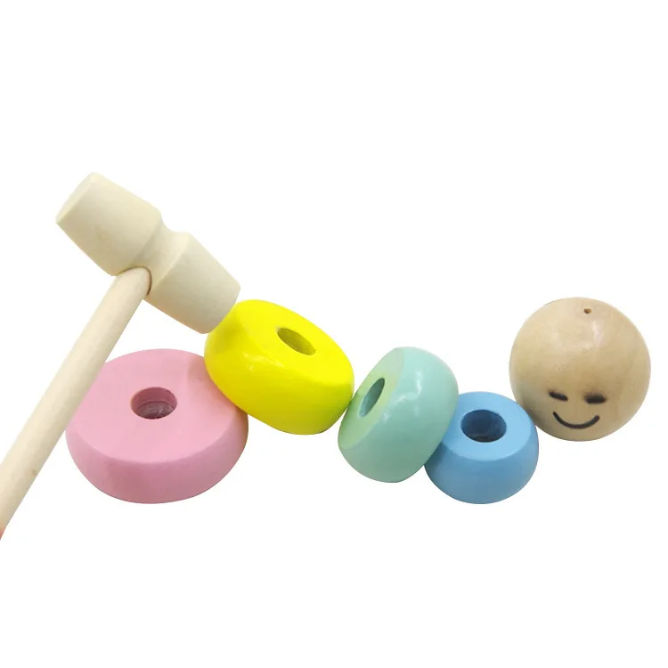 wooden stubborn man toy