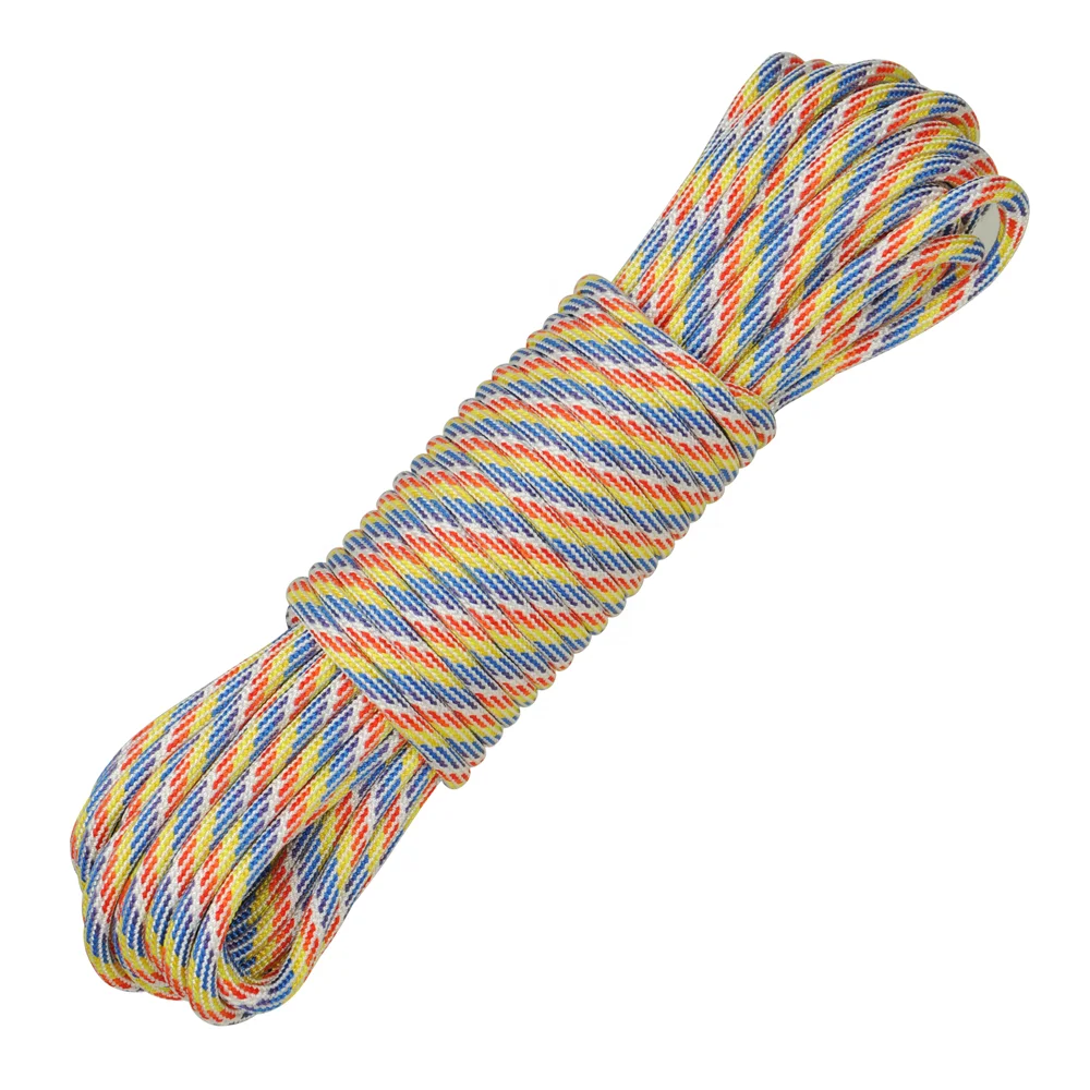 

15 Meters 11 Cord Strands Parachute Cord 5Mm Nylon Rope 750 Paracord