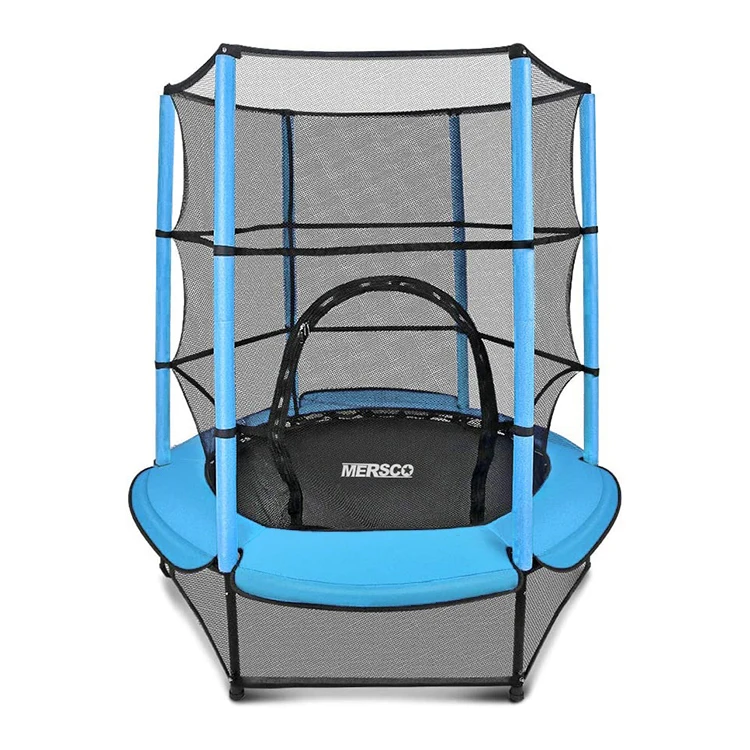 

Professional Manufacturers Cheap Price 55 Inch Mini Trampolines Kids Jumping Beds Indoor Trampoline With Safety Net, Customized color