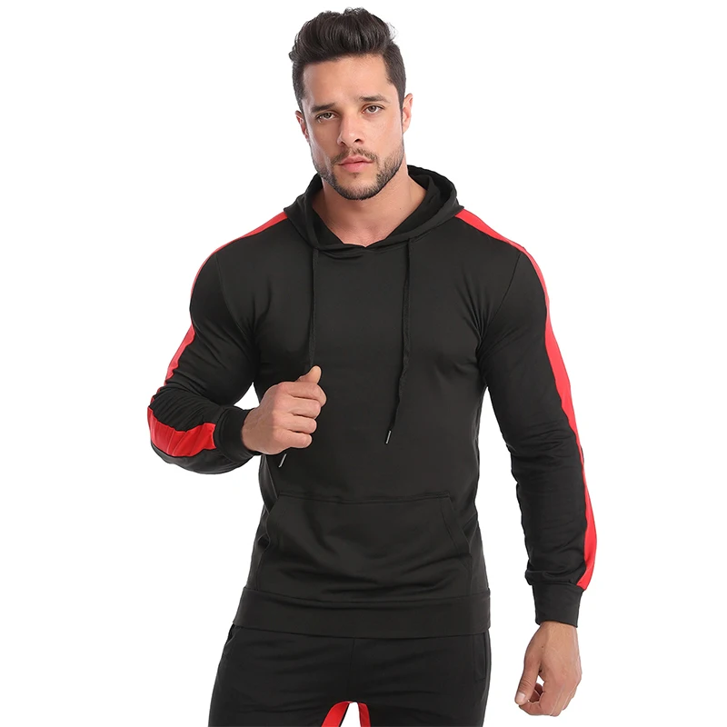 

Men's Gym Hoodie Pullover Sweatshirt Pullover Sports Top with Pockets