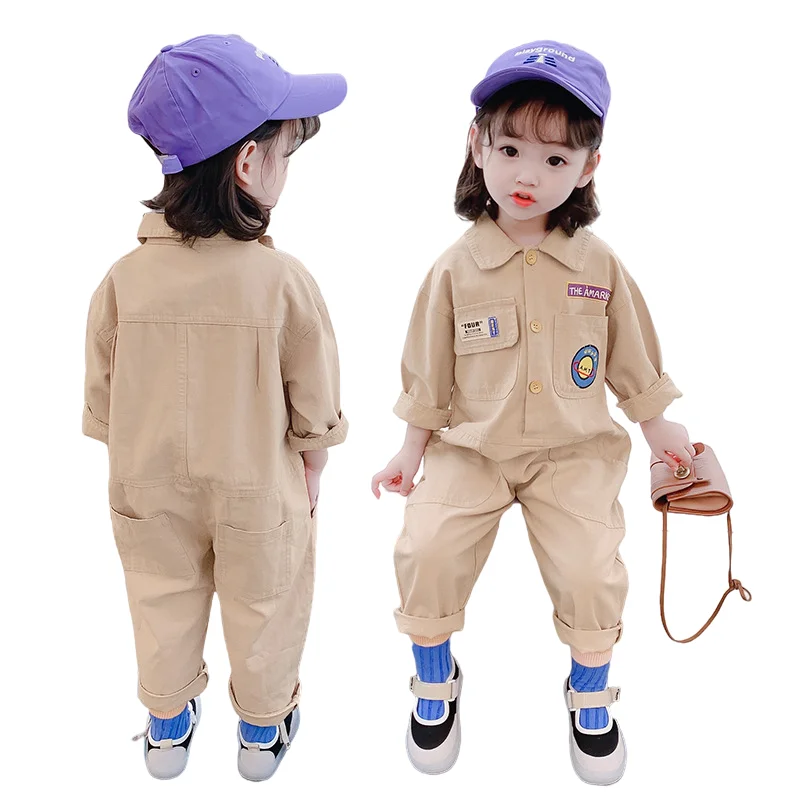 

Hot sale Girls Boys Boutique Outfit Toddler Children corduroy Cotton Jumpsuit Overalls