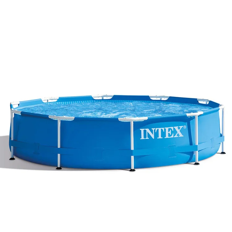 

INTEX-28212 Metal Frame Pool for Outdoor swimming pools for adults and kids Above Ground Pool, Blue