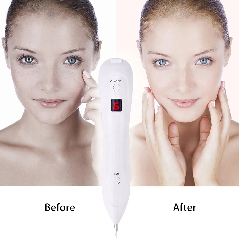 

USA FREE SHIPPING Hailicare Fibroblast Scars Laser Skin Tag Beauty Profesional Sweep Spot Plasma Mole Removal Pen, White