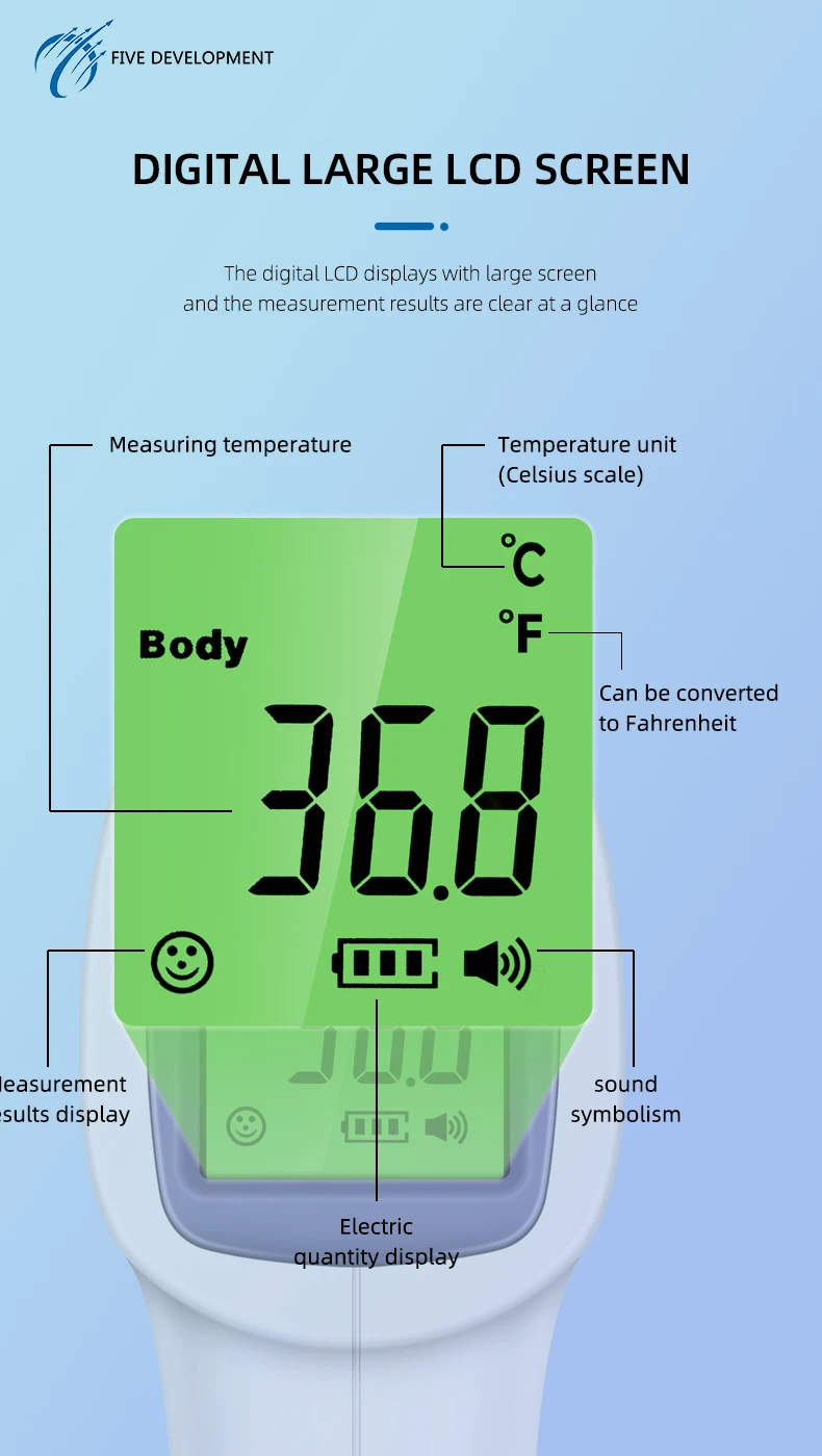 In Stock thermometer infrared medical digital thermometer digital thermometer gun IT-122