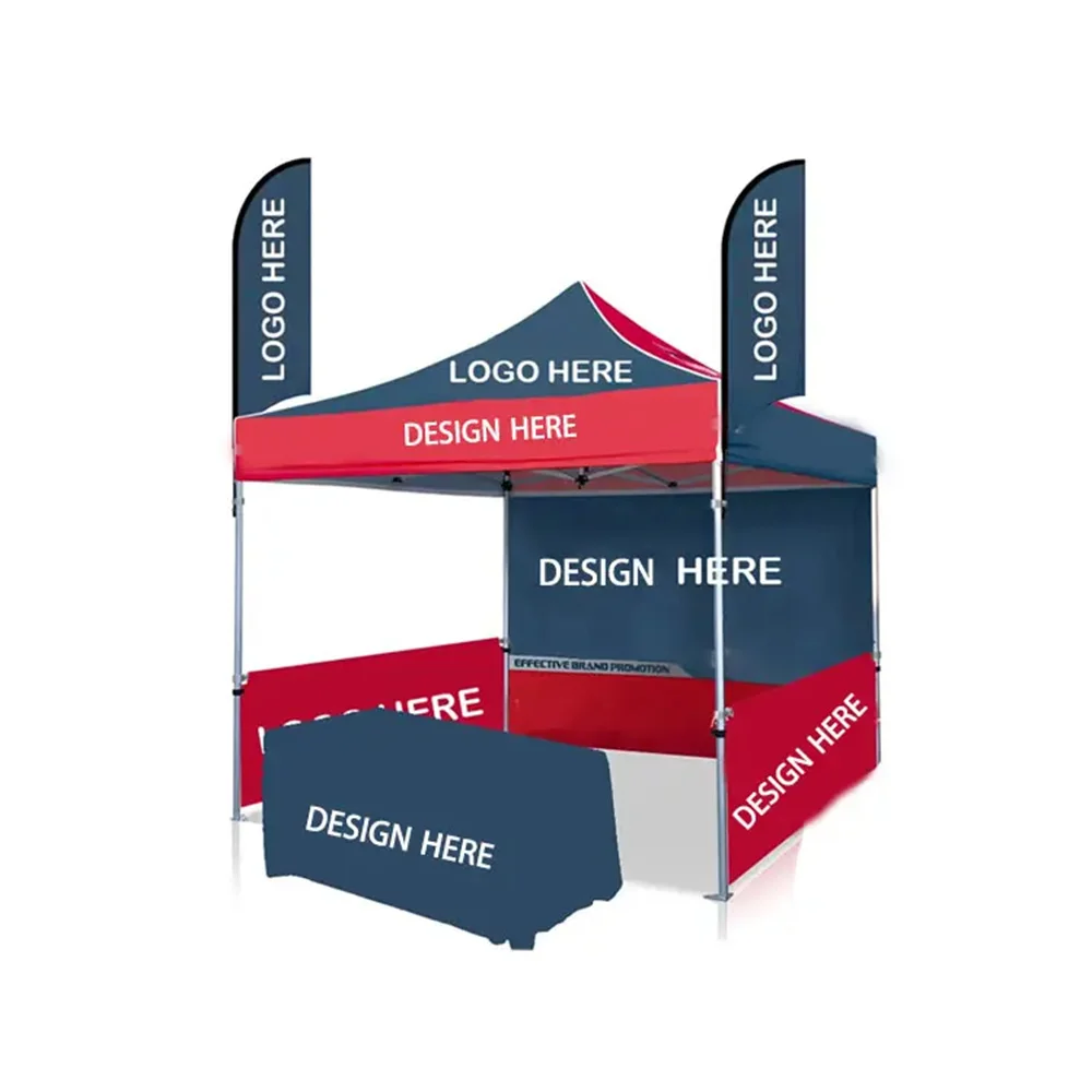 Outdoor Custom Advertising Trade Show Pop up Tent Industrial Folding 3*3m 10*10ftEvent Party Beach Party Rainproof Marquee