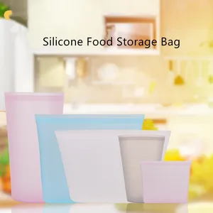 Image of Reusable Storage Bags - ideal for Baby Food snacks, Lunch sandwiches, Make-up, Travel
