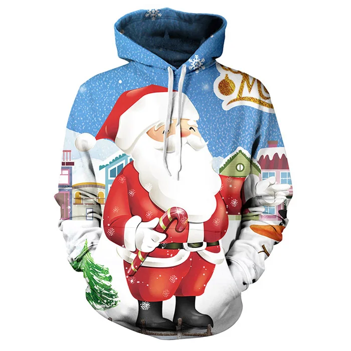 

Wholesale fashion Christmas sweatshirt custom high quality sublimation cartoon hoodie, Colors