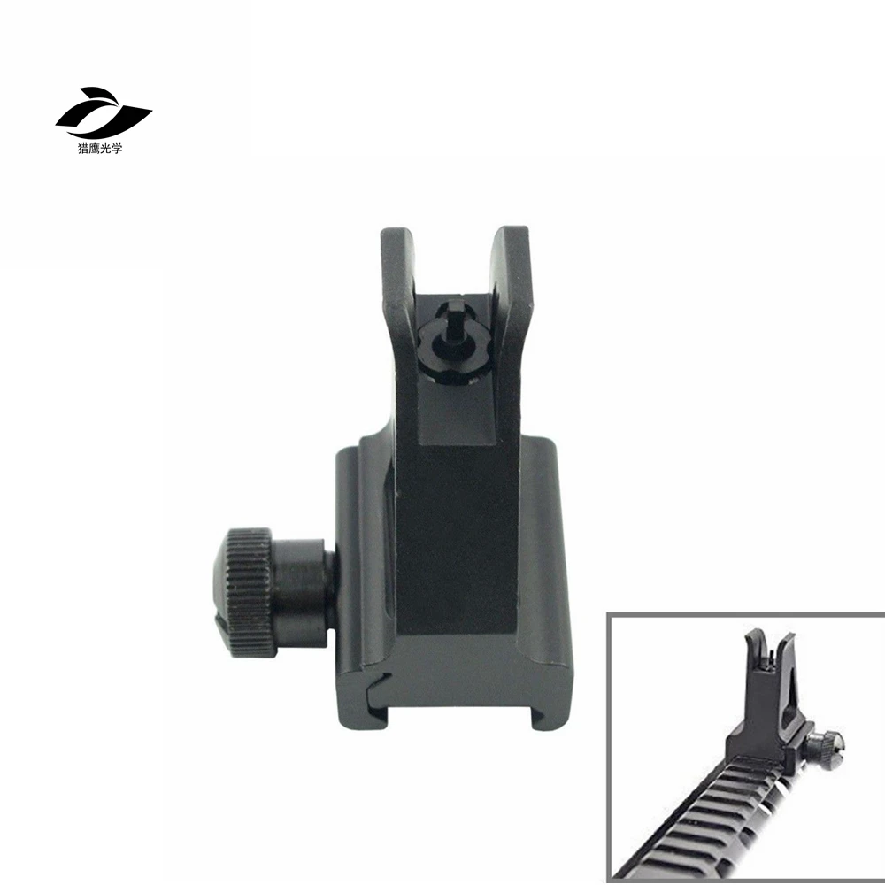 

Tactical Detachable Standard AR-15 Flat Top Front Iron Sight for Gas Block and Handguard fits for Hunting Picatinny Weaver Rail
