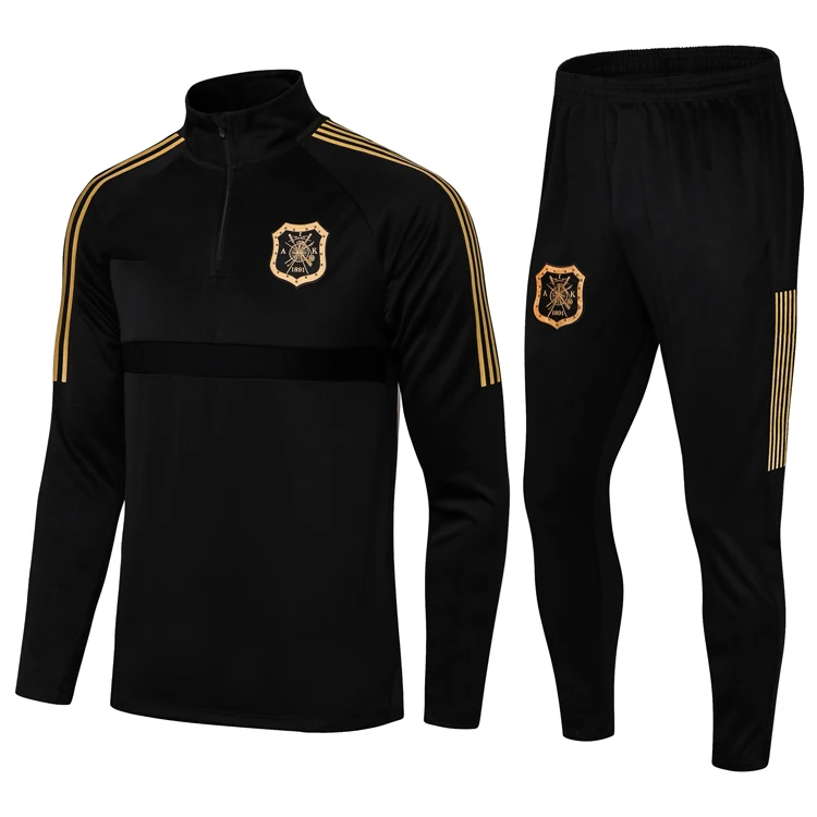 

Sport wear Long Sleeve sweatsuit Training Sportswear Men's Football Jacket Set Jogging suit sweatsuit, Custom color