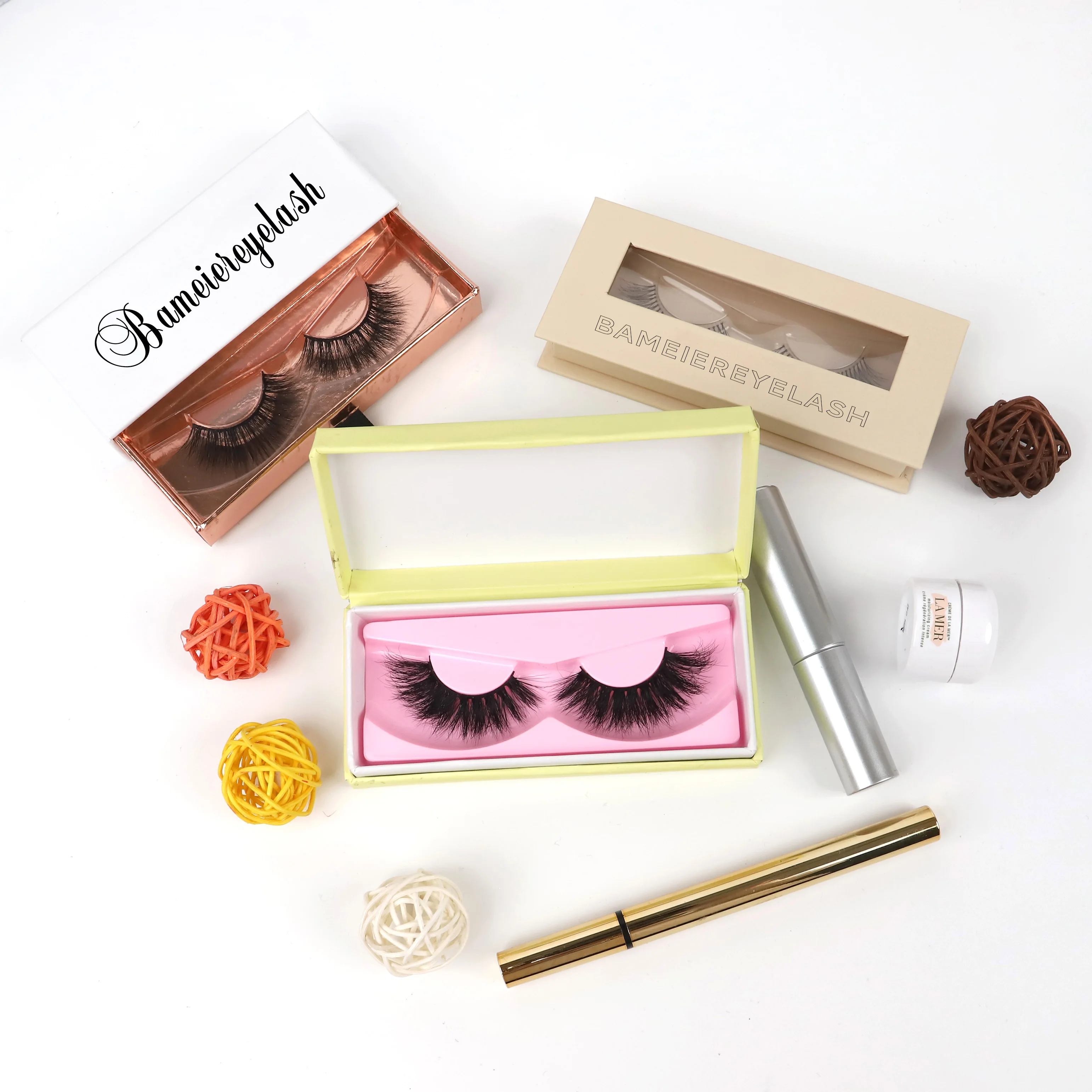 

Wholesale high quality lashes 3d 100% handmade mink lash cruelty free mink lashes