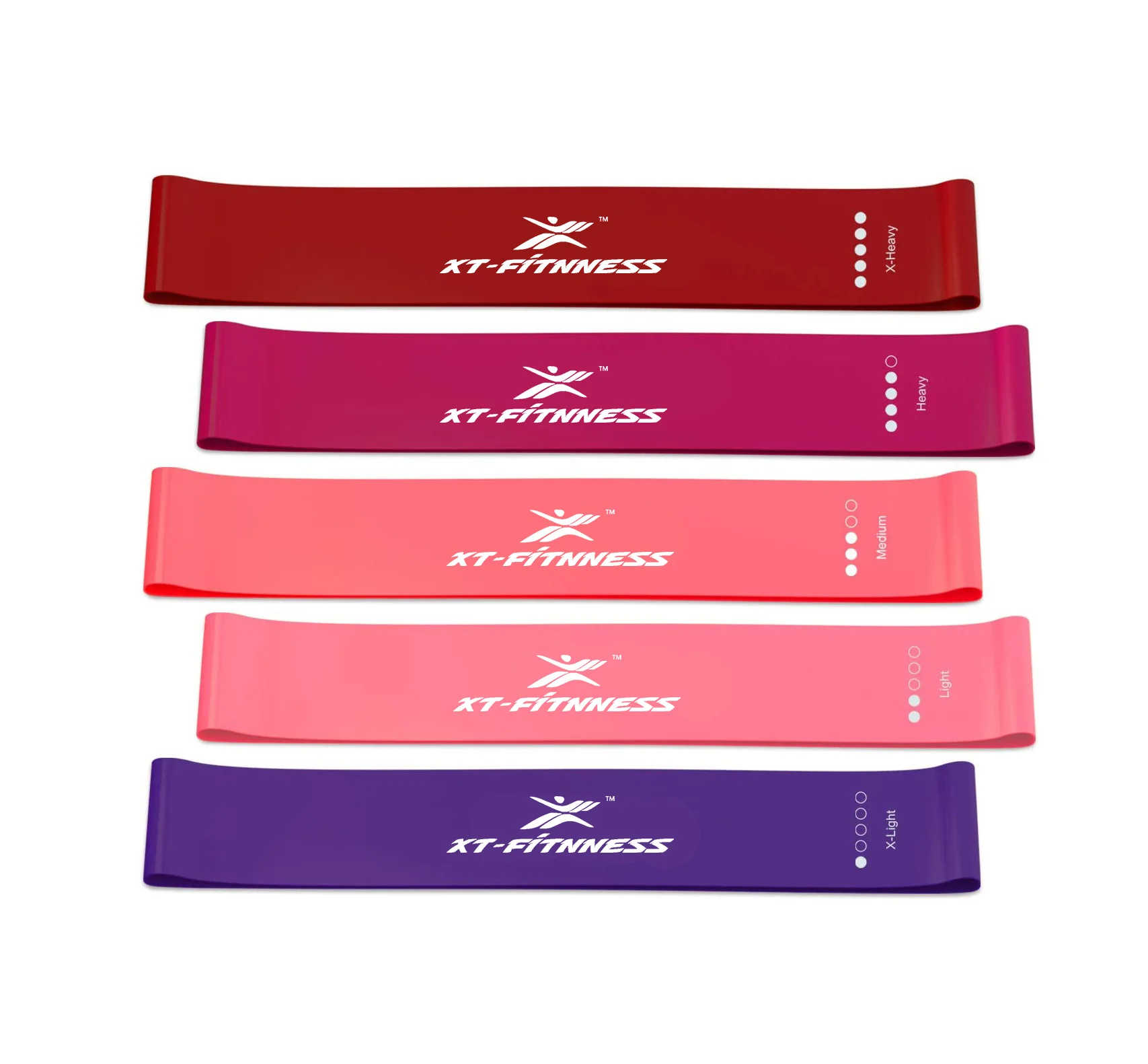 

100% Natural Latex Fitness Gym Resistance Bands Small Mini Loop bands, Pink