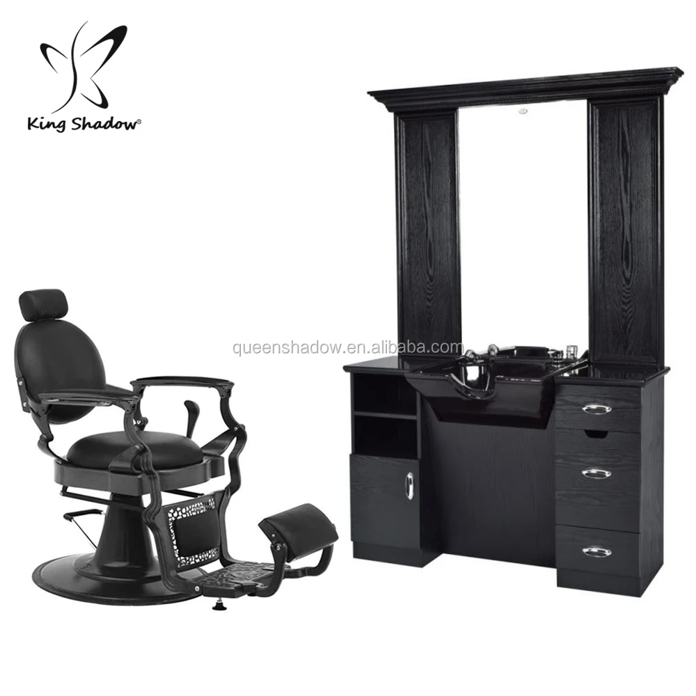 Kingshadow Hair And Beauty Salon Furniture Makeup Mirror Styling Stations  Barber Station For Salon - Buy Barber Station,Kingshadow Hair And Beauty,Make  Up Mirror For Salon Product on 
