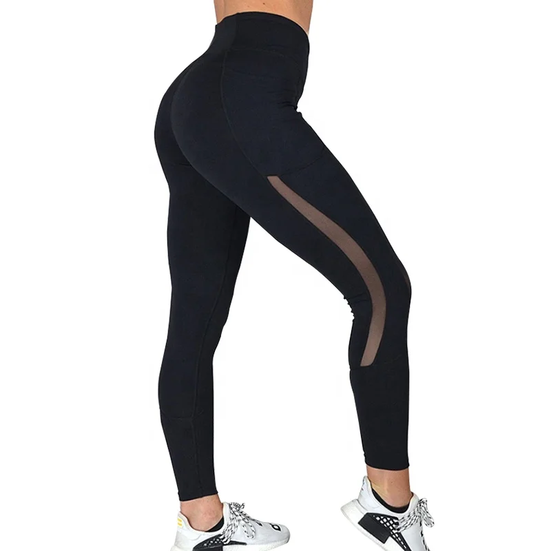 Special Design Mesh Pocket Sexy Women Gym Leggings