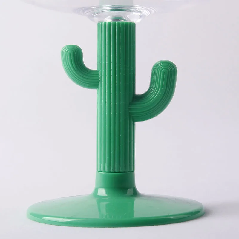 Plastic Cactus Shaped Margarita Glass With Stem Buy Cactus Margarita