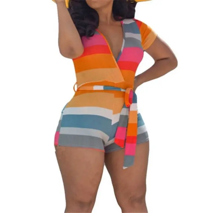 

wholesale clothing vendor women sexy colorful shorts romper