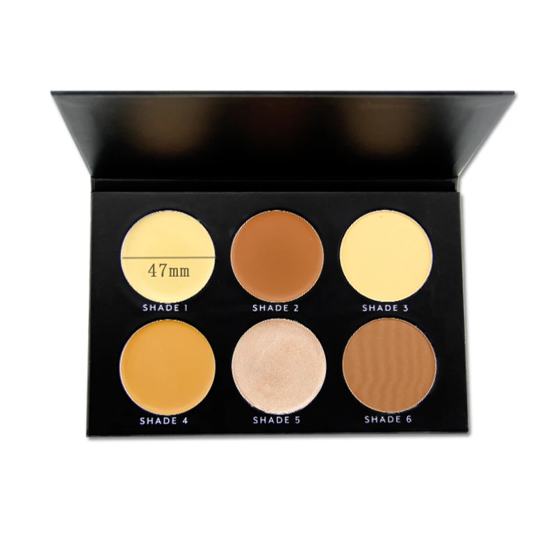 

6 colors contour palette make your own logo makeup concealer palette