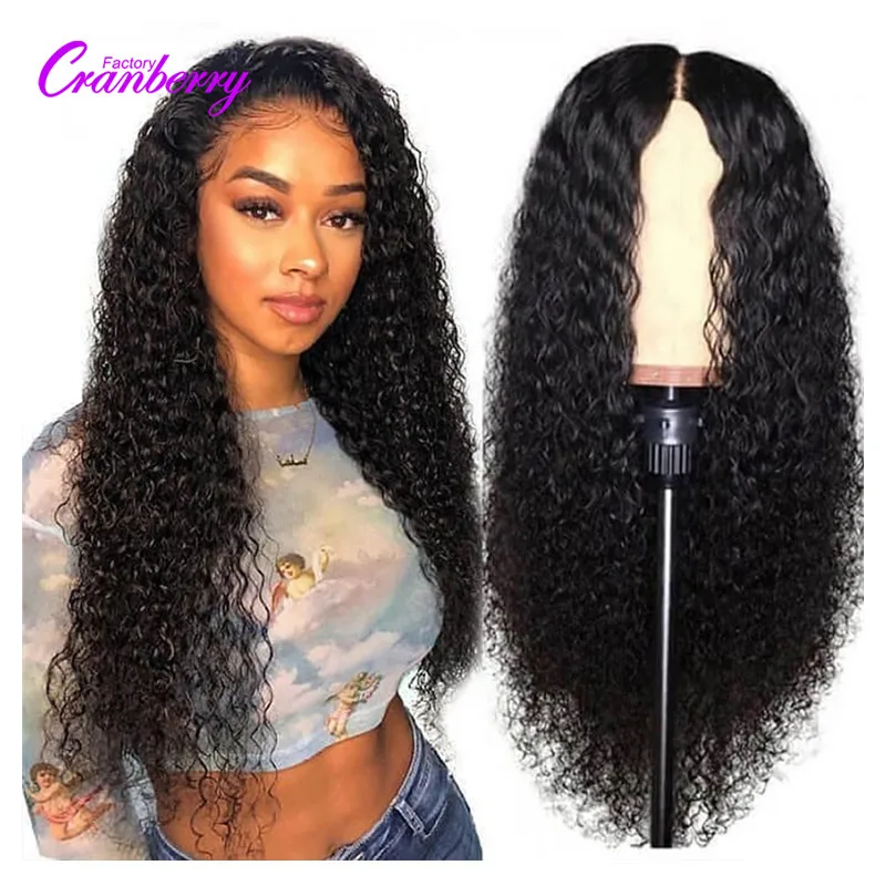 

Wholesale hot sale Brazilian Afro kinky curly glueless 100% virgin human hair natural cuticle aligned lace front wig