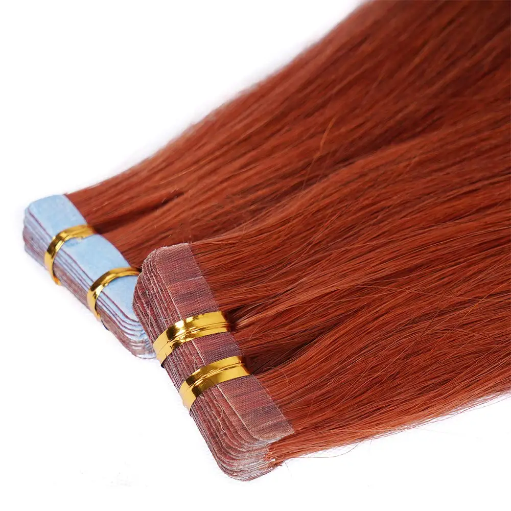 

100% European Hair Tape Hair Extension Custom Tape In Human Hair